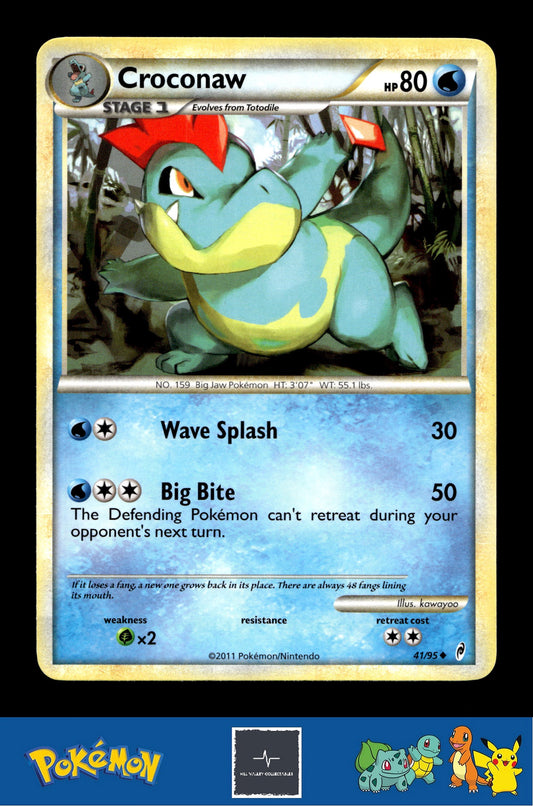 2011 Pokemon HGSS Call of Legends 41/95 Croconaw