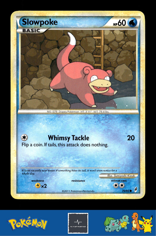 2011 Pokemon HGSS Call of Legends 70/95 Slowpoke