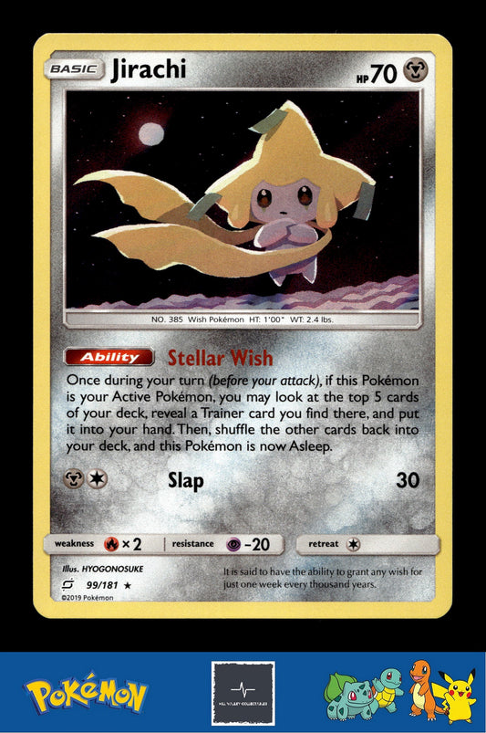 2019 Pokemon SM Team Up 99/181 Jirachi Holo