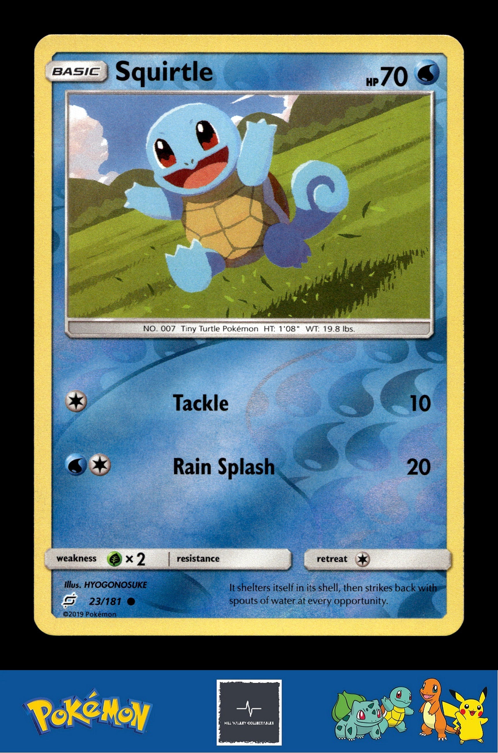 2019 Pokemon SM Team Up 23/181 Squirtle Reverse