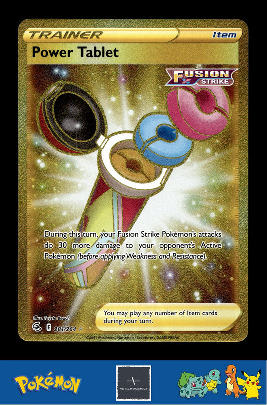 2021 Pokemon SWSH Fusion Strike 281/264 Power Tablet