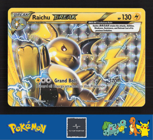 2015 Pokemon XY BREAKthrough 50/162 Raichu BREAK