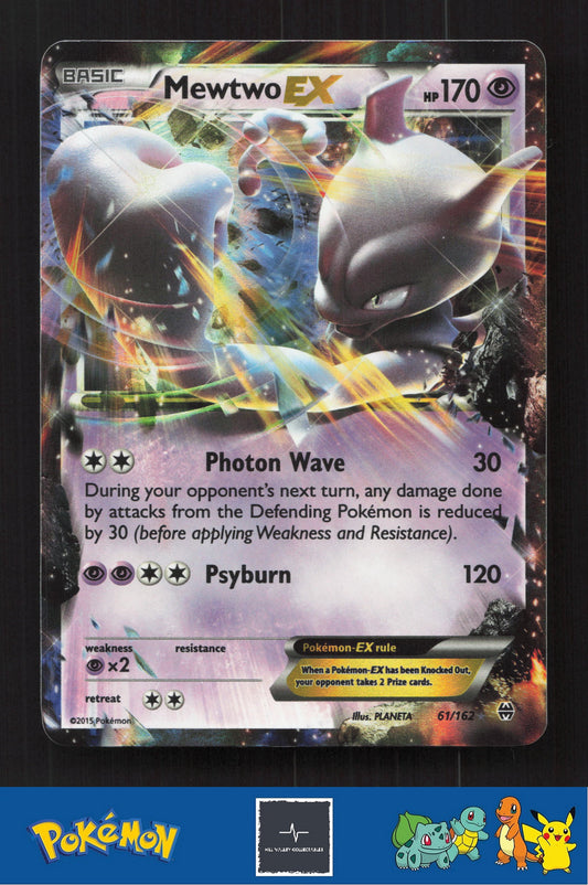 2015 Pokemon XY BREAKthrough 61/162 Mewtwo EX