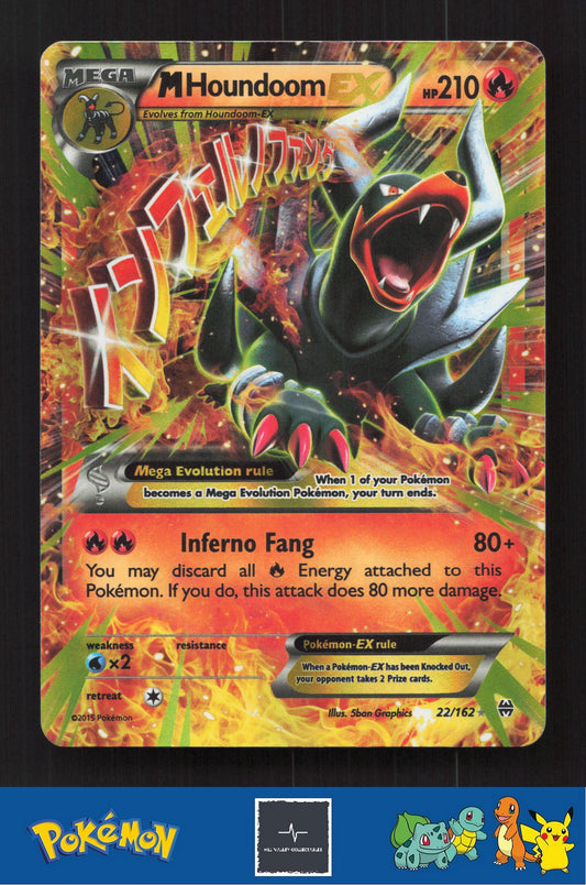 2015 Pokemon XY BREAKthrough 22/162 M Houndoom EX