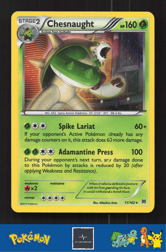 2015 Pokemon XY BREAKthrough 11/162 Chesnaught Holo