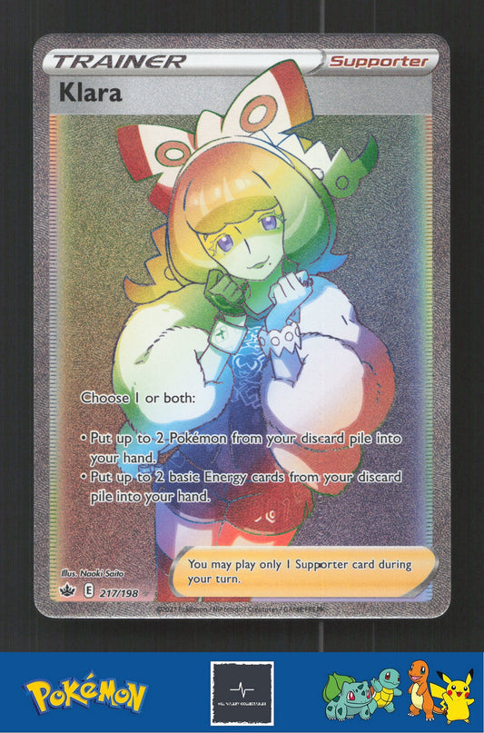 2021 Pokemon SWSH Chilling Reign 217/198 Klara