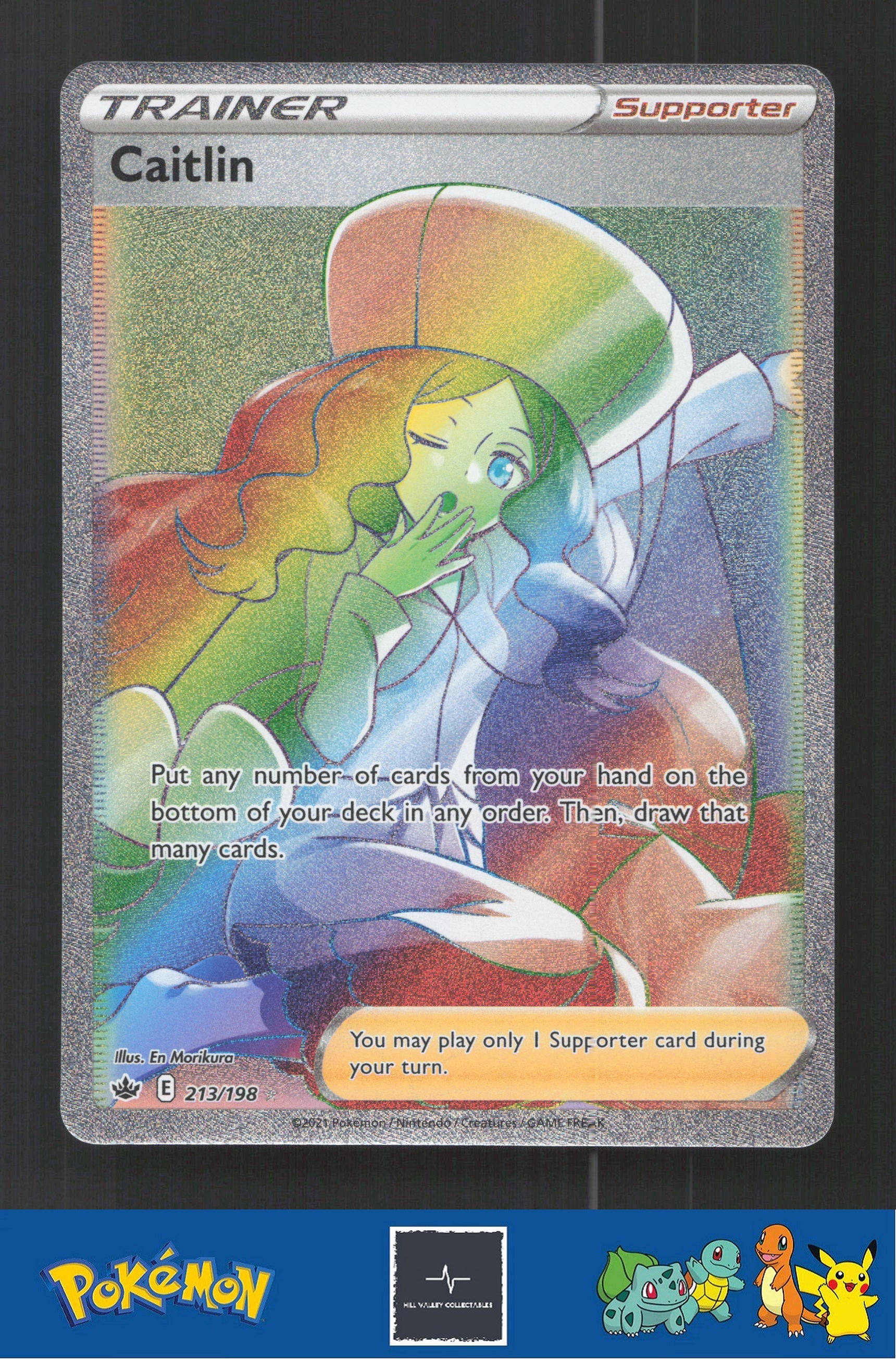 2021 Pokemon SWSH Chilling Reign 213/198 Caitlin
