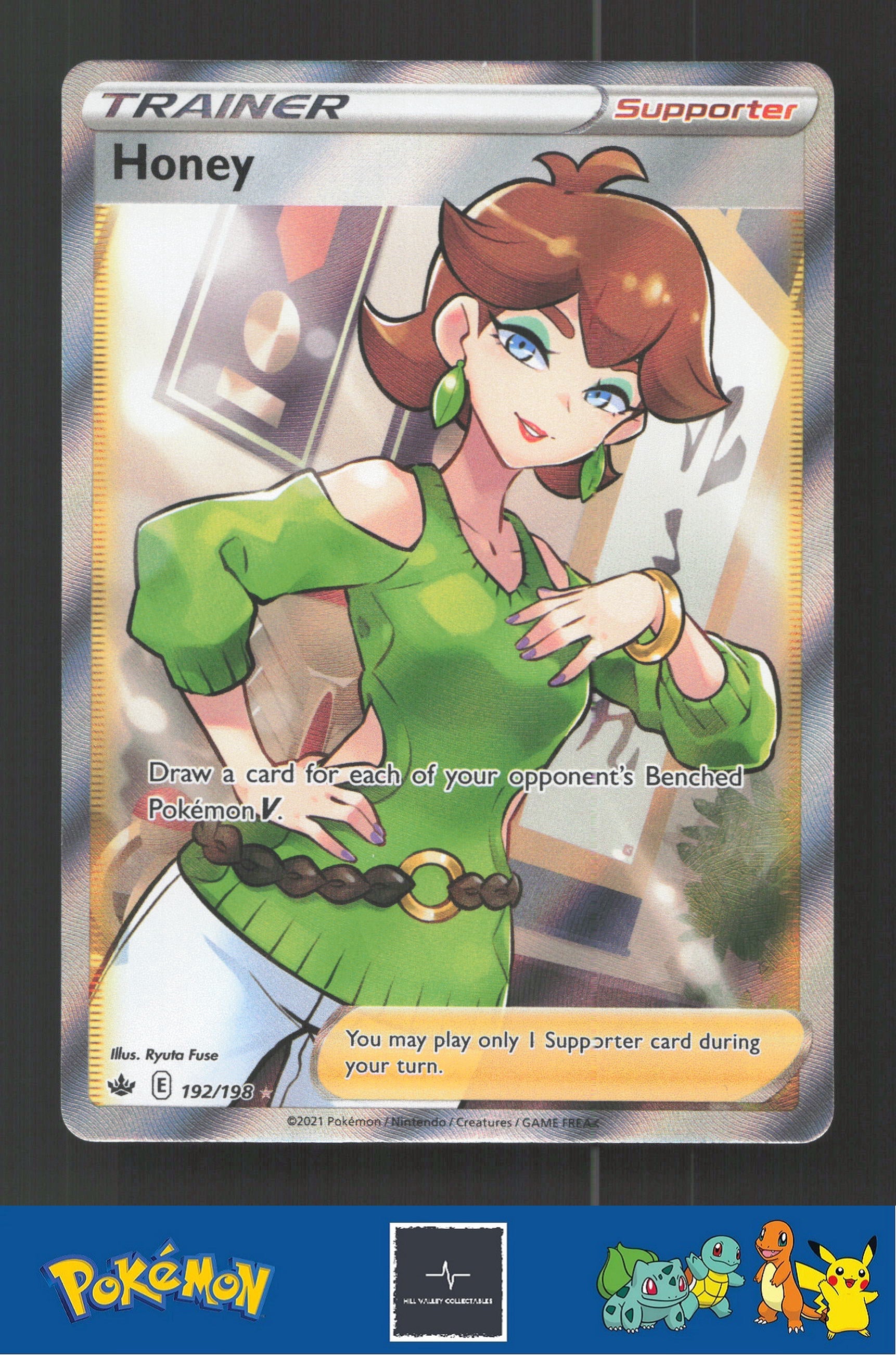 2021 Pokemon SWSH Chilling Reign 192/198 Honey