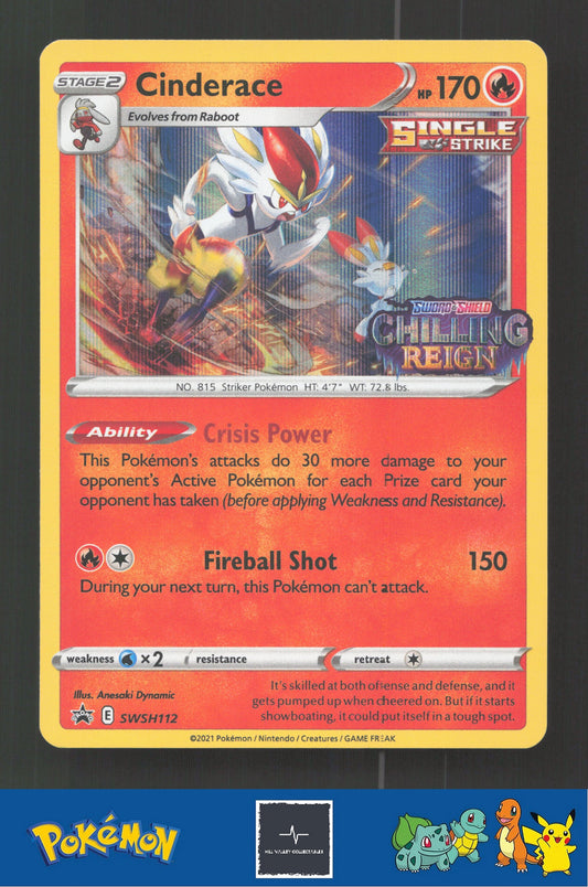 2021 Pokemon SWSH: Sword & Shield Promo Cards SWSH112 Cinderace