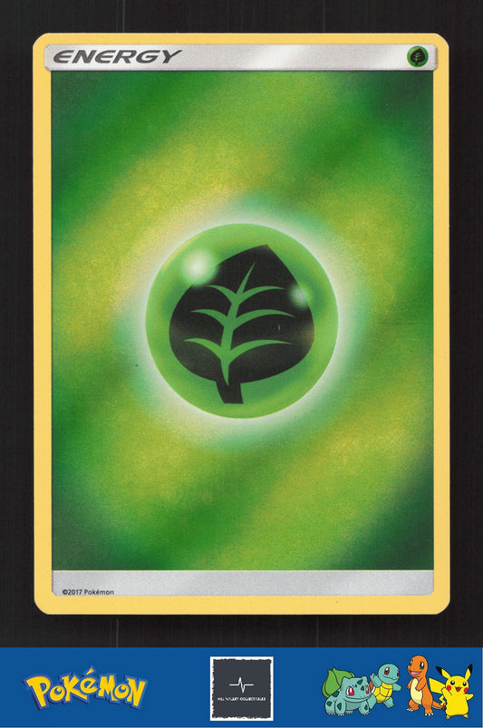 2018 Pokemon SM Dragon Majesty era Grass Energy Reverse Holo