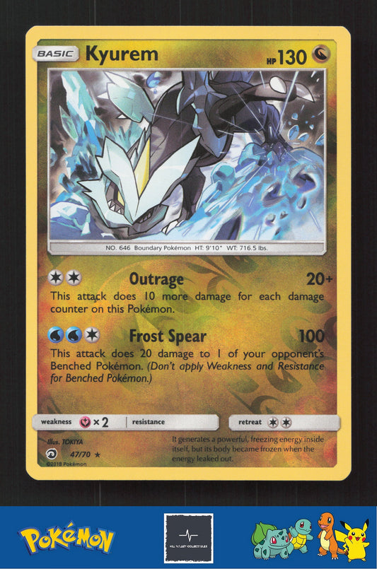 2018 Pokemon SM Dragon Majesty 47/70 Kyurem Reverse