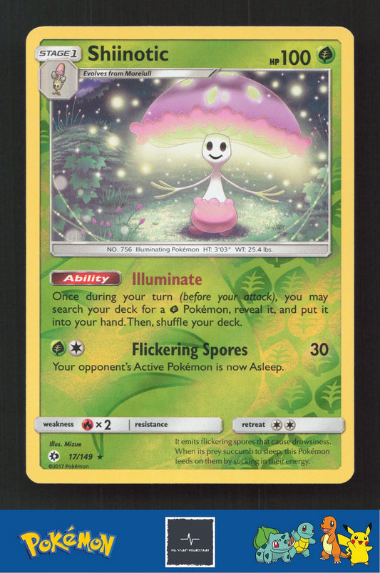 2017 Pokemon SM Sun & Moon Base Set 17/149 Shiinotic