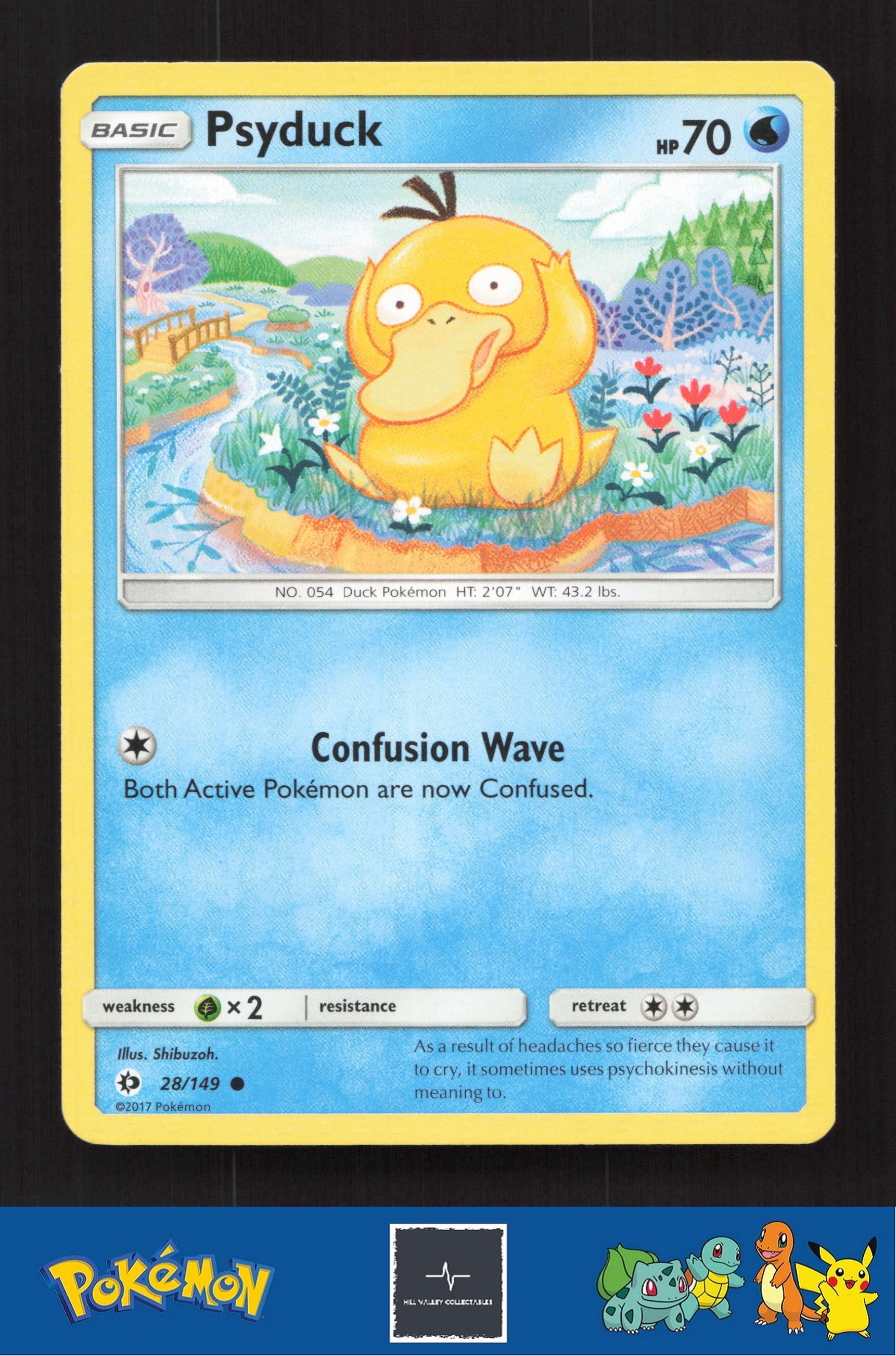 2017 Pokemon SM Sun & Moon Base Set 28/149 Psyduck