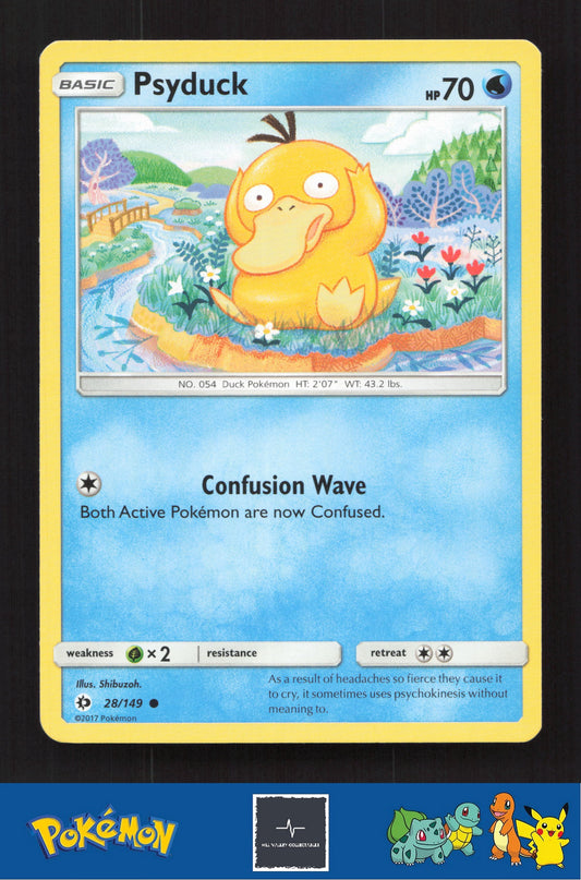 2017 Pokemon SM Sun & Moon Base Set 28/149 Psyduck