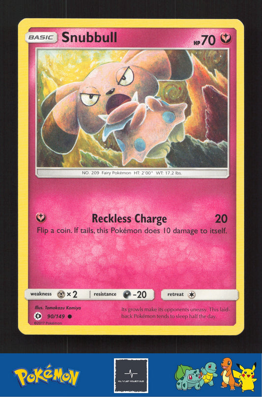 2017 Pokemon SM Sun & Moon Base Set 90/149 Snubbull