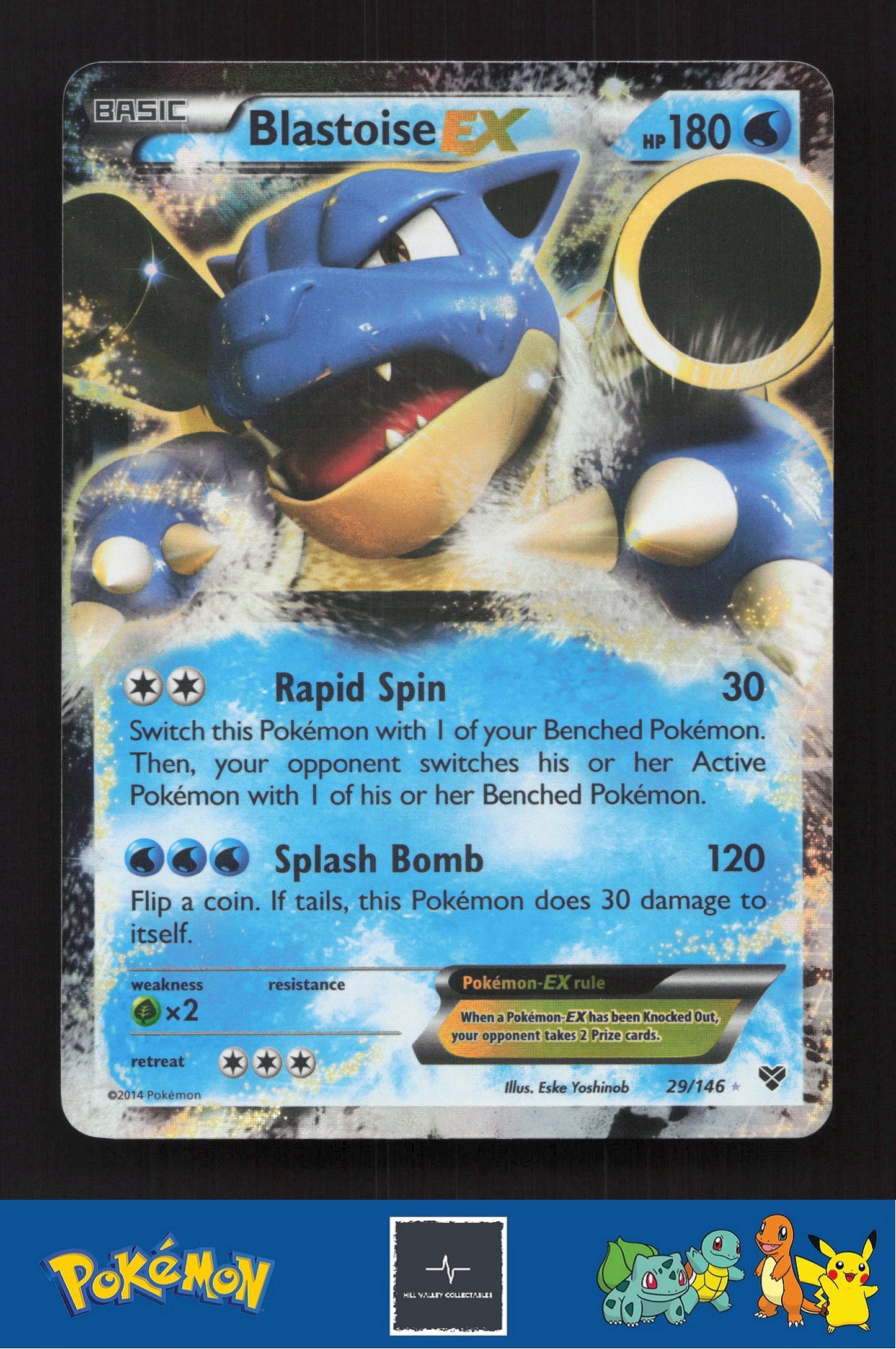 2014 Pokemon XY Base Set 29/146 Blastoise EX