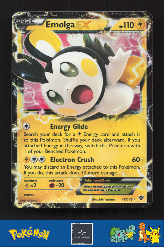 2014 Pokemon XY Base Set 46/146 Emolga EX
