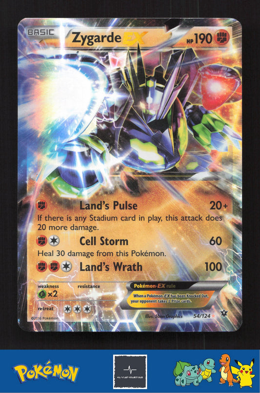 2016 Pokemon XY Fates Collide 54/124 Zygarde EX