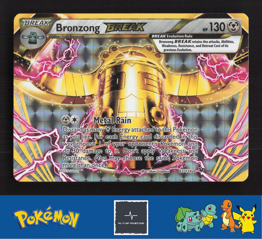 2016 Pokemon XY Fates Collide 62/124 Bronzong BREAK