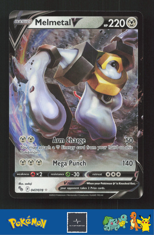 2022 Pokemon SWSH Pokemon GO 047/078 Melmetal V