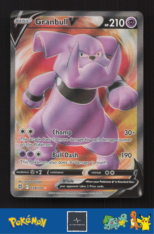 2022 Pokemon SWSH Brilliant Stars 159/172 Granbull V