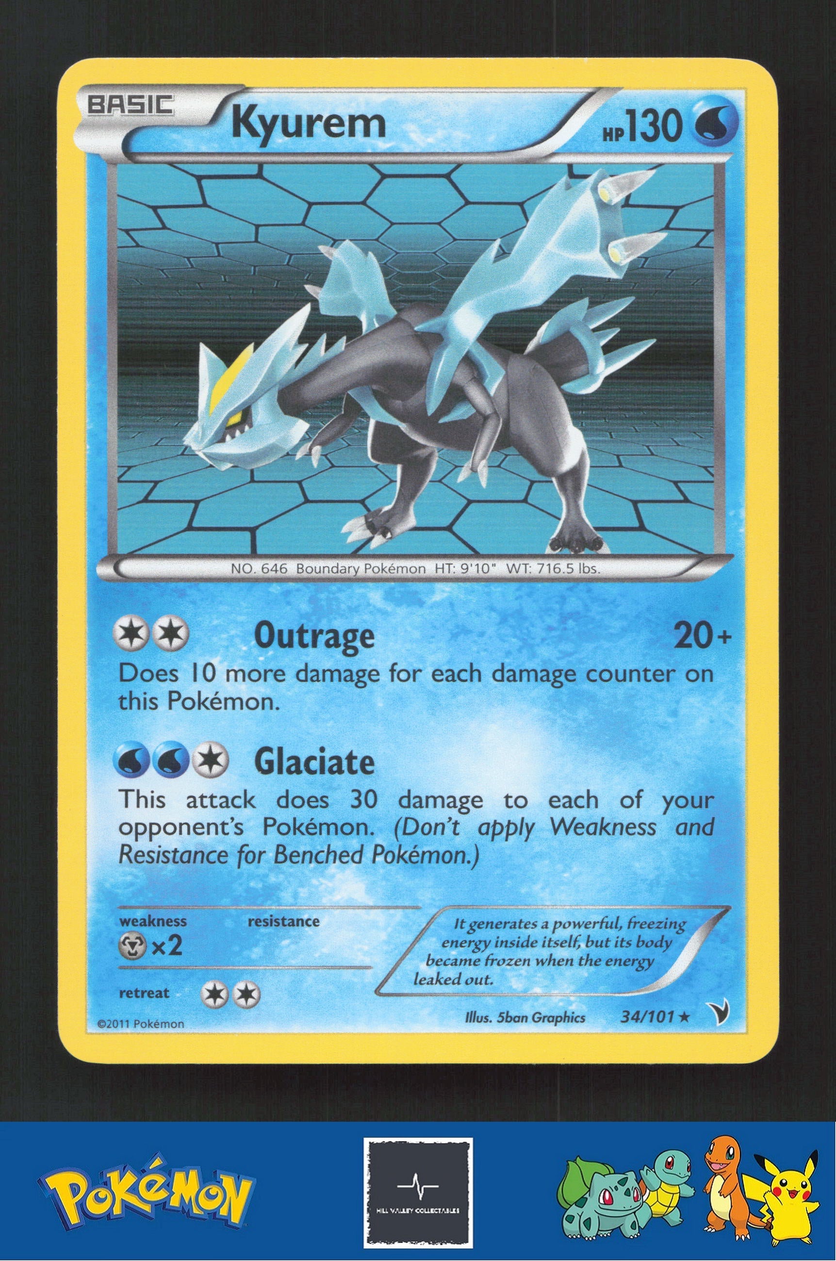 2011 Pokemon BW Noble Victories 34/101 Kyurem