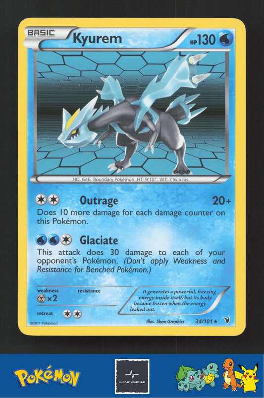 2011 Pokemon BW Noble Victories 34/101 Kyurem