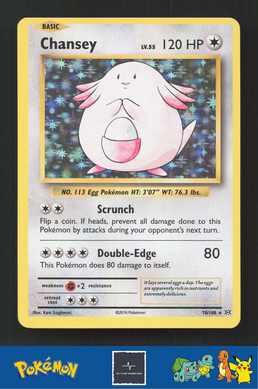 2016 Pokemon XY Evolutions 70/108 Chansey