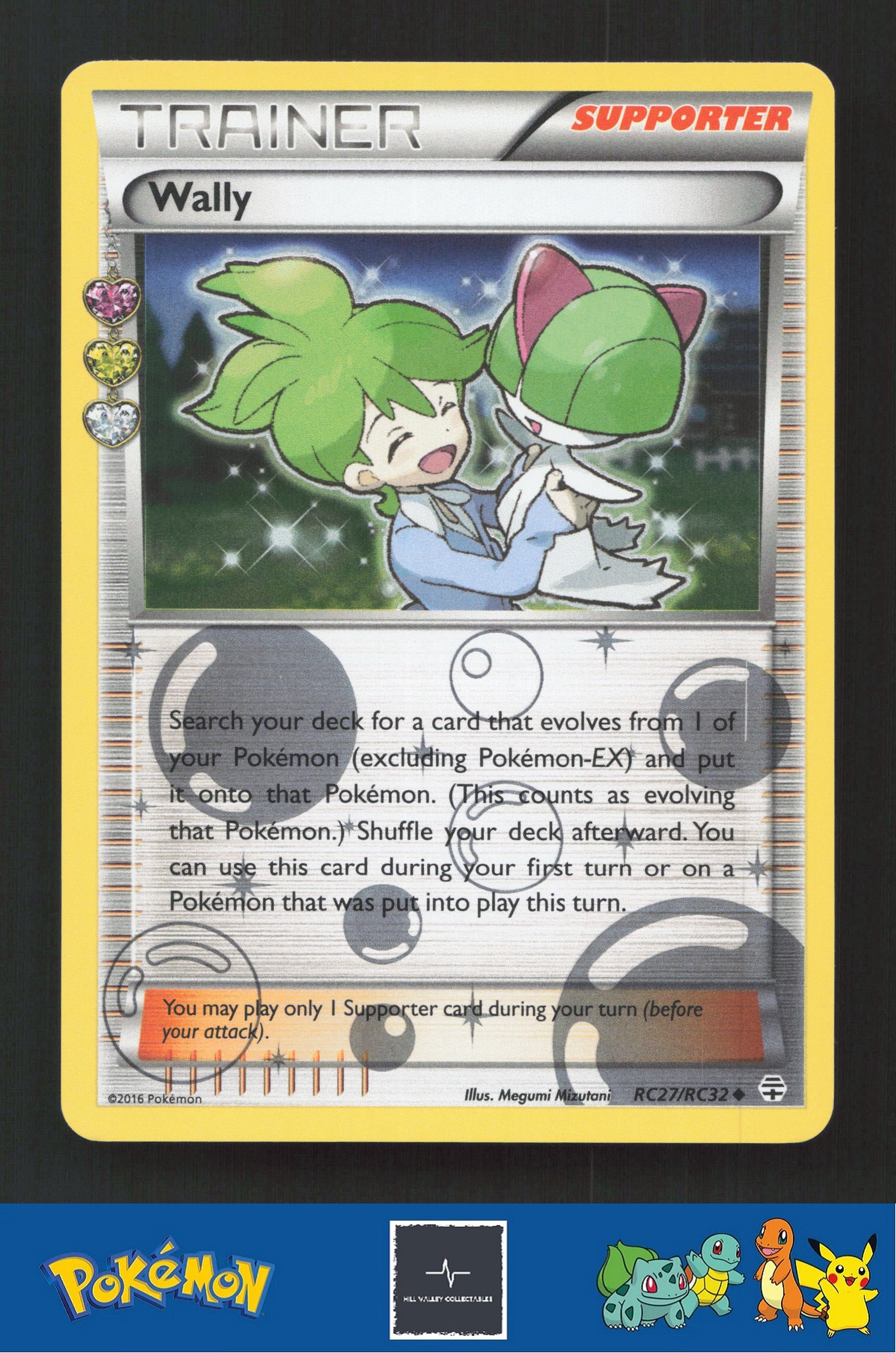 2016 Pokemon XY Generations RC27/RC32 Wally
