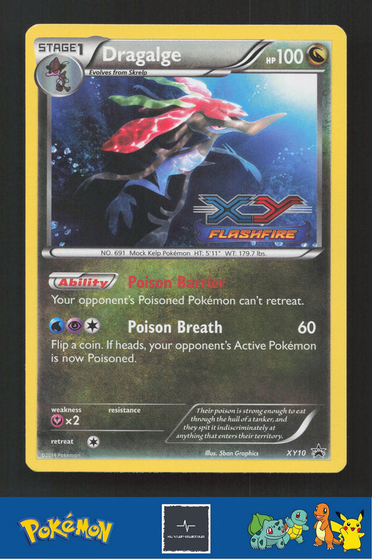 2014 Pokemon XY Promos XY10 Dragalge Stamped