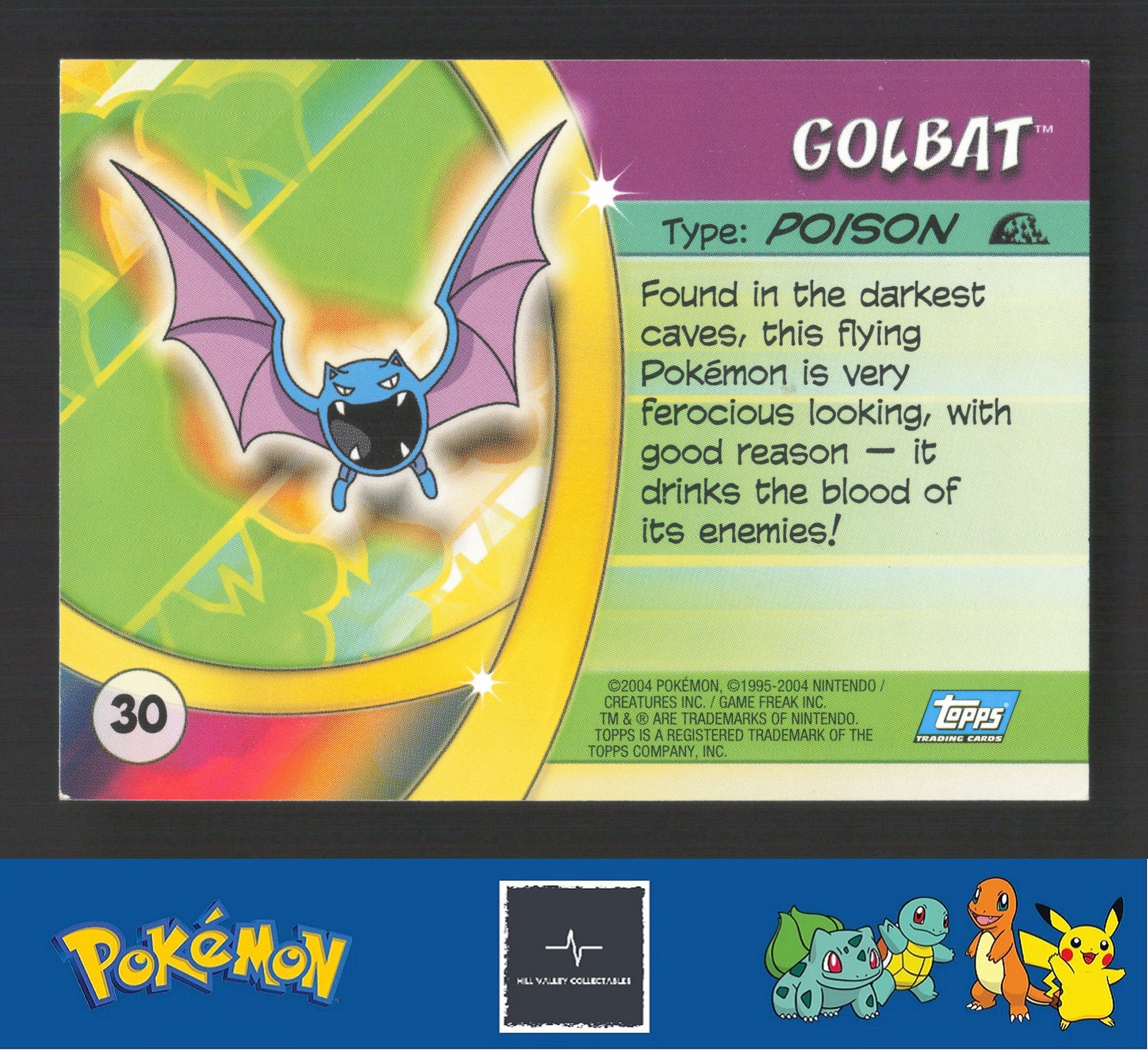 2004 Pokemon Topps Advanced Challenge 30 Golbat