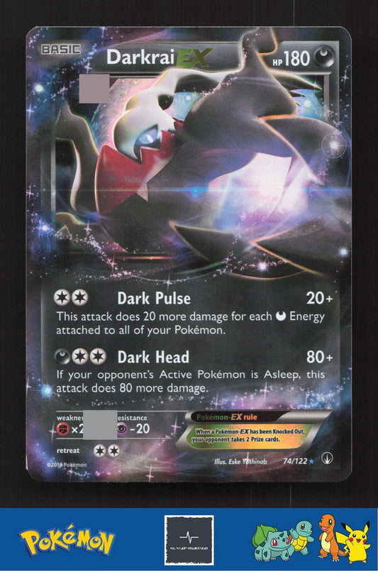 2016 Pokemon XY BREAKpoint 74/122 Darkrai EX