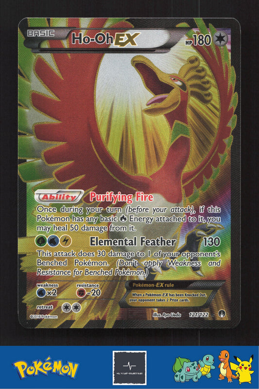 2016 Pokemon XY BREAKpoint 121/122 Ho-Oh EX