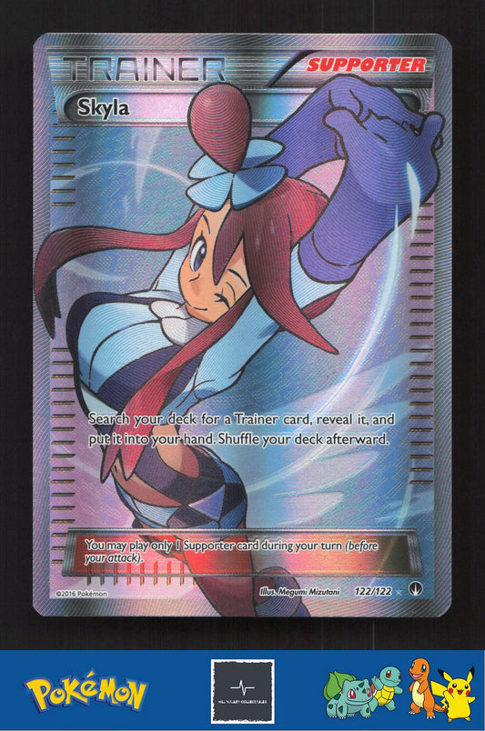 2016 Pokemon XY BREAKpoint 122/122 Skyla