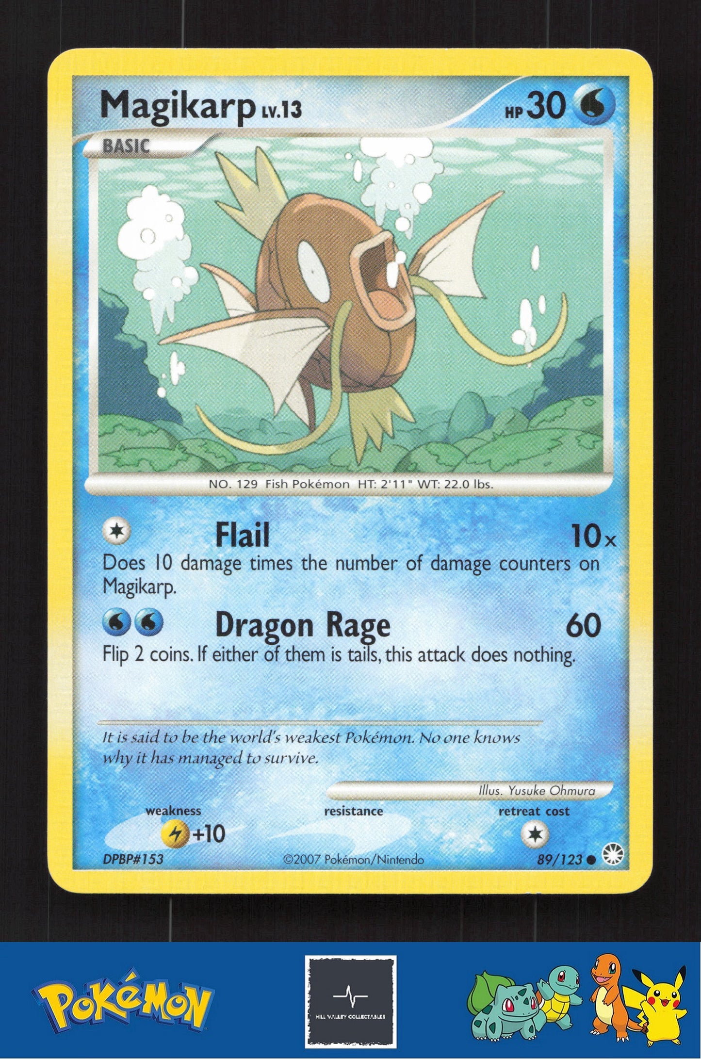 2007 Pokemon DP Mysterious Treasures 89/123 Magikarp