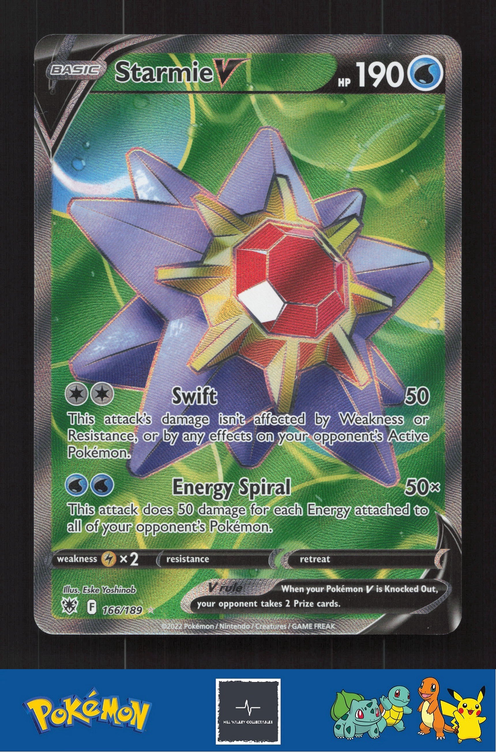 2022 Pokemon SWSH Astral Radiance 166/189 Starmie V
