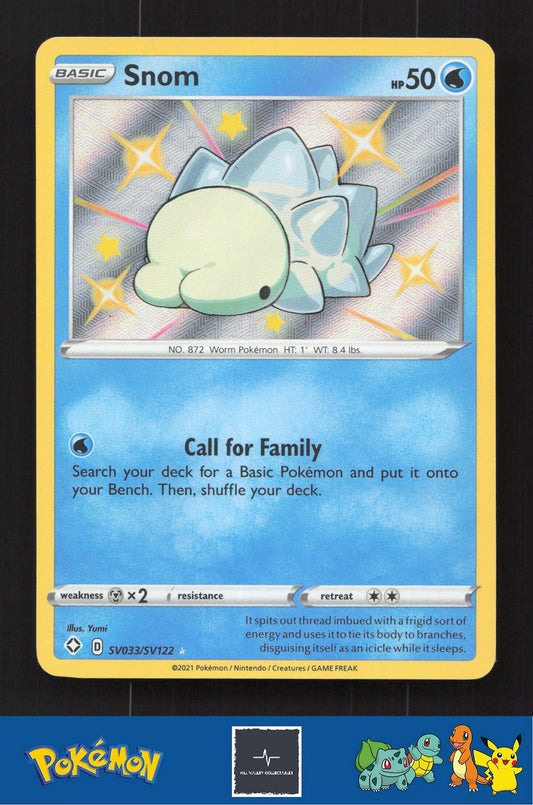 2021 Pokemon SWSH Shining Fates SV033/SV122 Snom