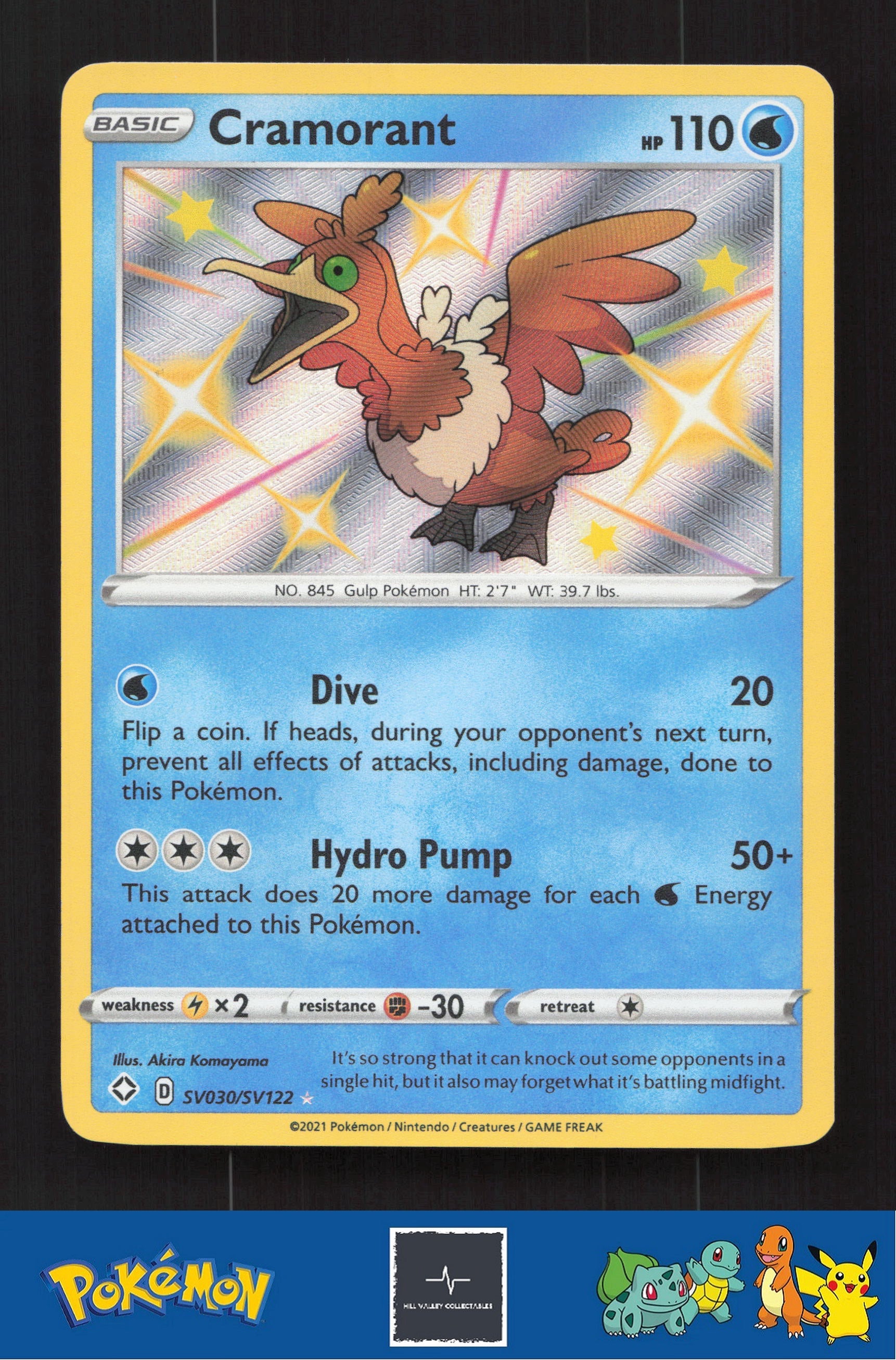 2021 Pokemon SWSH Shining Fates SV030/SV122 Cramorant