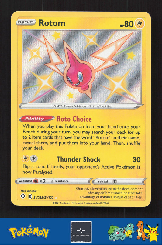 2021 Pokemon SWSH Shining Fates SV038/SV122 Rotom
