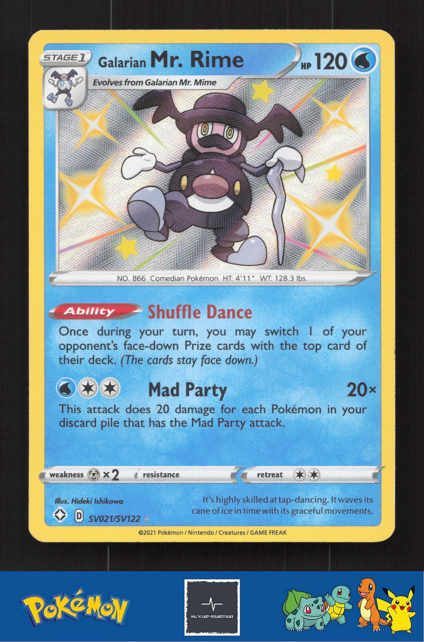 2021 Pokemon SWSH Shining Fates SV021/SV122 Galarian Mr. Rime