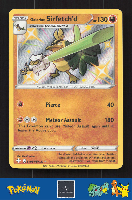 2021 Pokemon SWSH Shining Fates SV064/SV122 Galarian Sirfetch'd