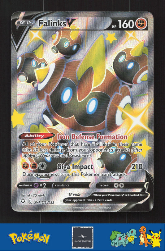 2021 Pokemon SWSH Shining Fates SV115/SV122 Falinks V