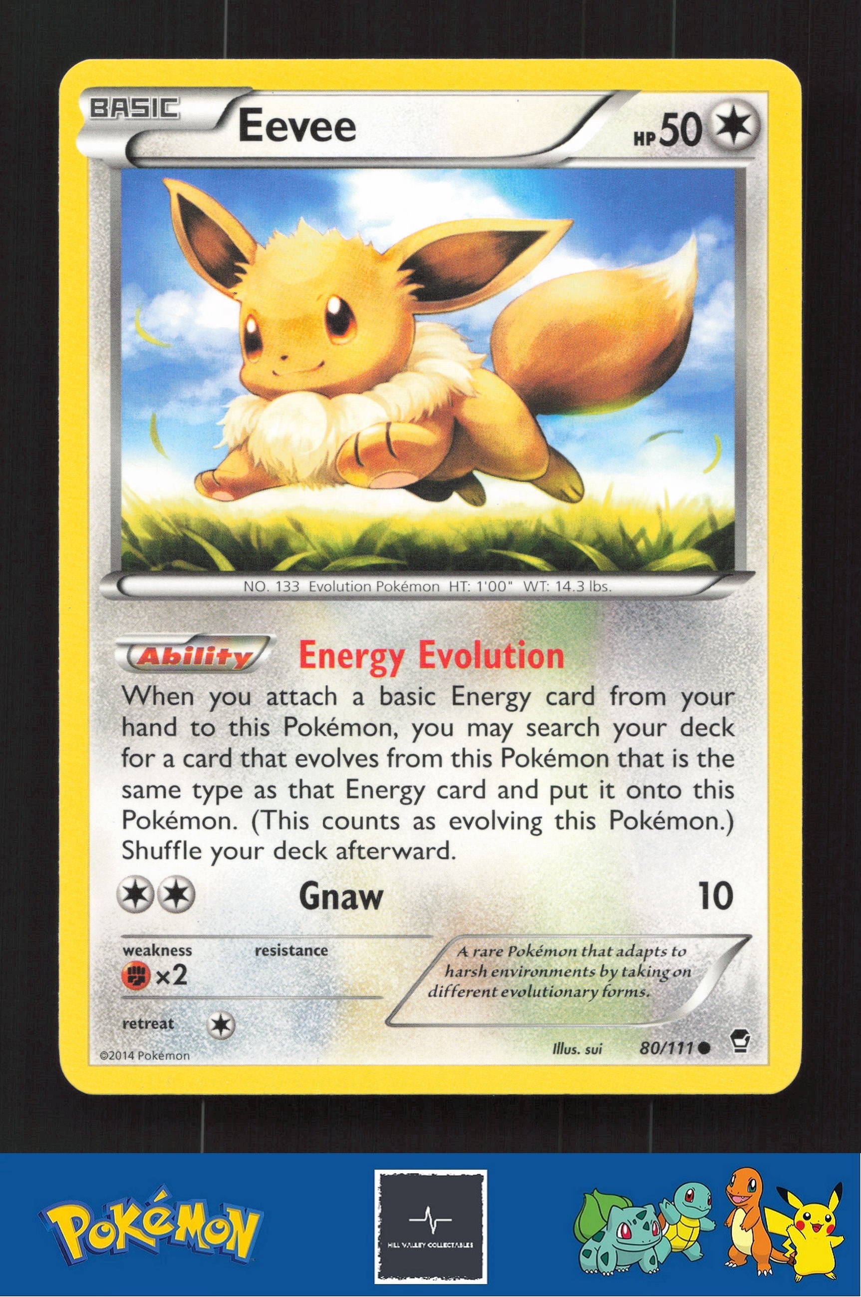 2014 Pokemon XY Furious Fists 80/111 Eevee