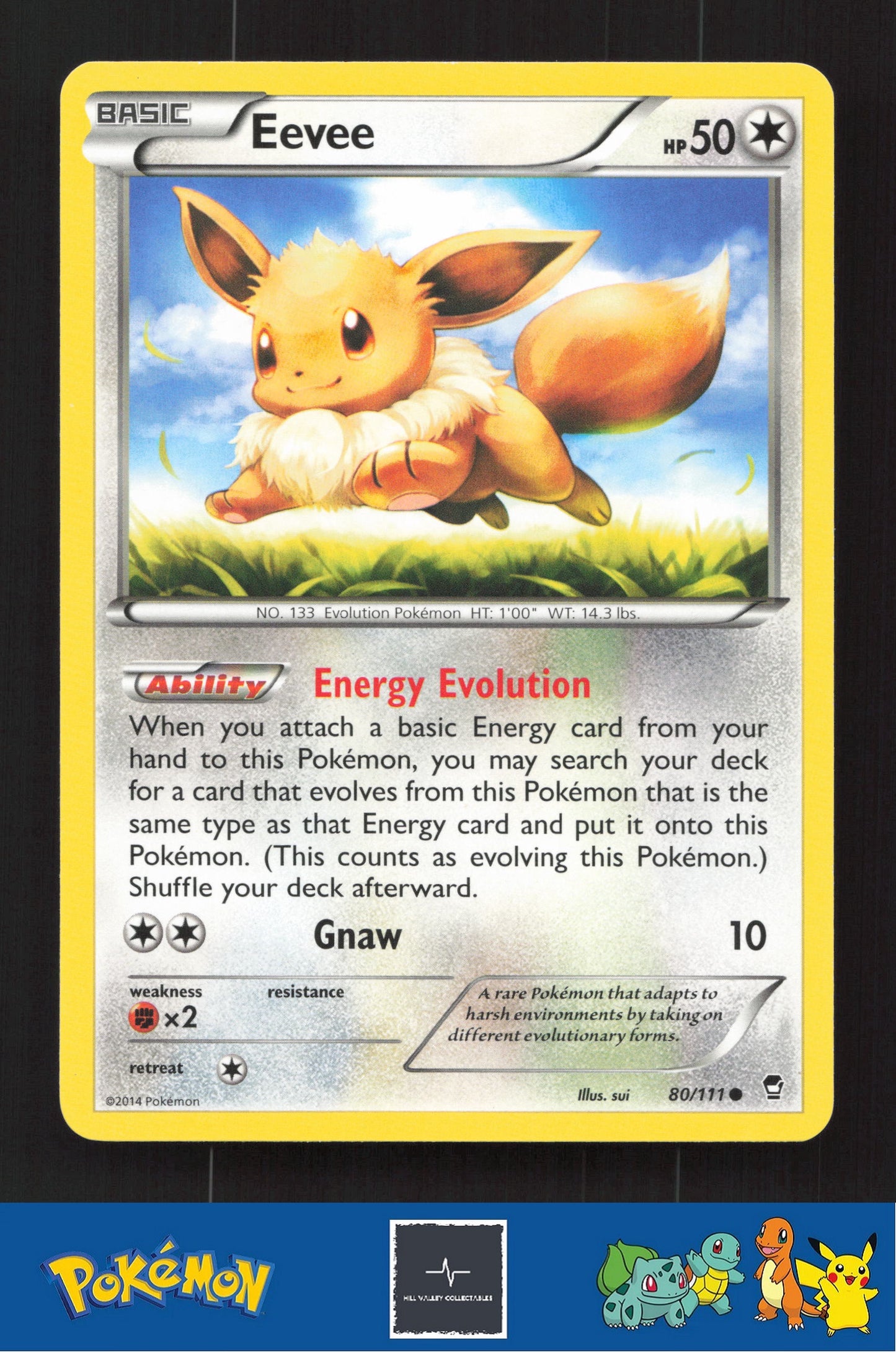 2014 Pokemon XY Furious Fists 80/111 Eevee