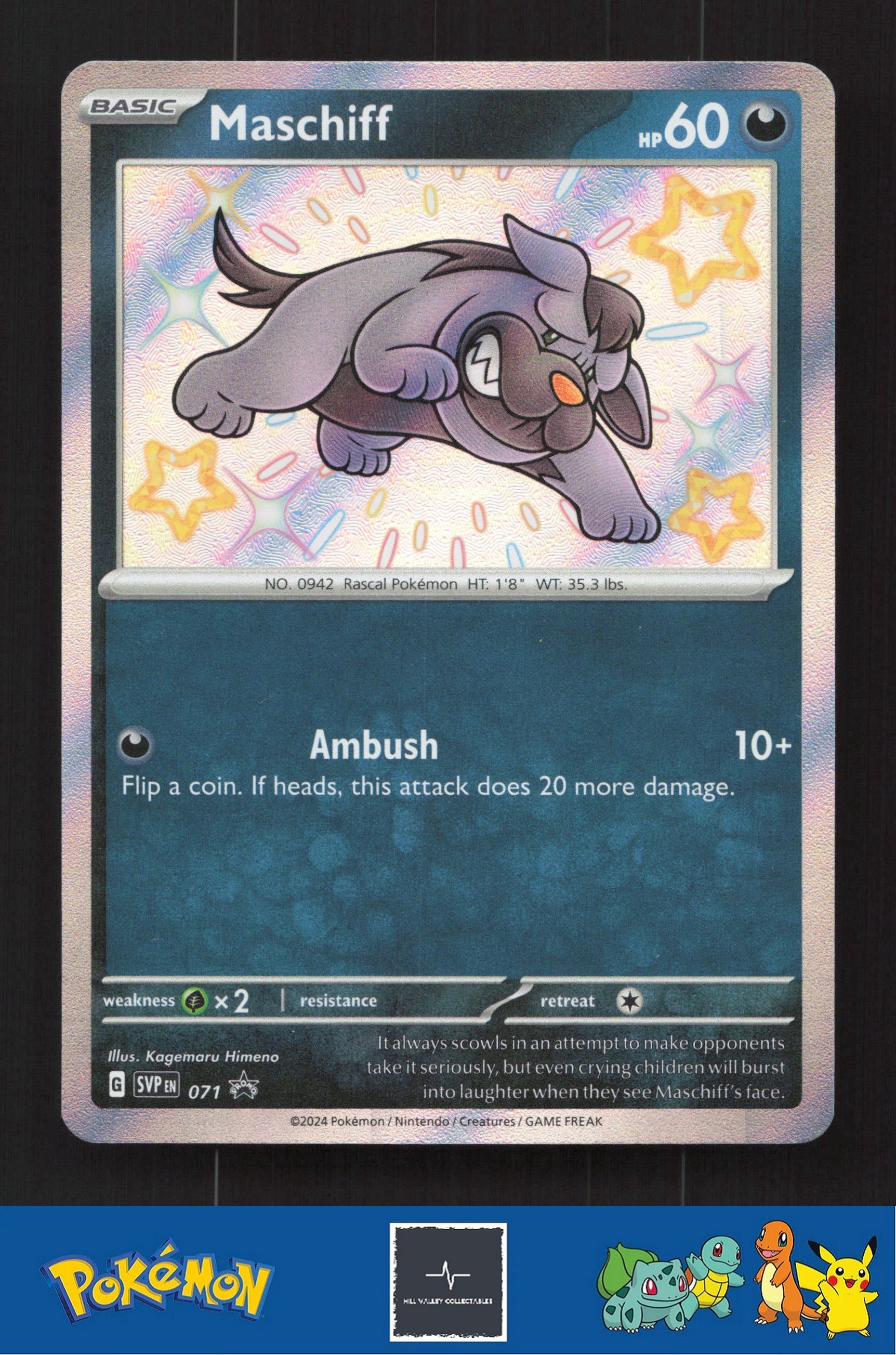 2024 Pokemon SV SVPen Scarlet & Violet Promo 071 Maschiff