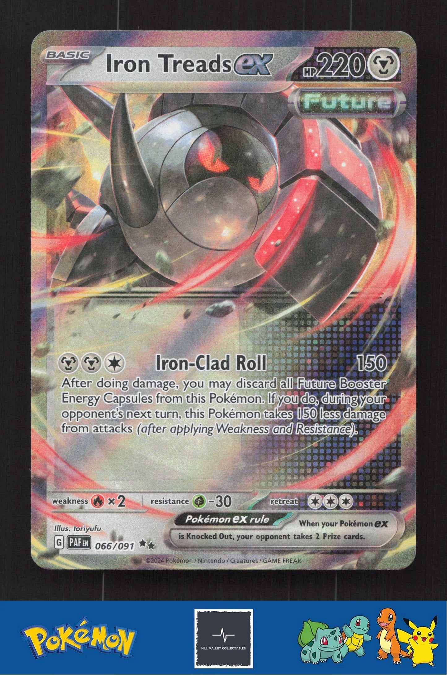 2024 Pokemon SV PAFen Paldean Fates 066/091 Iron Treads ex