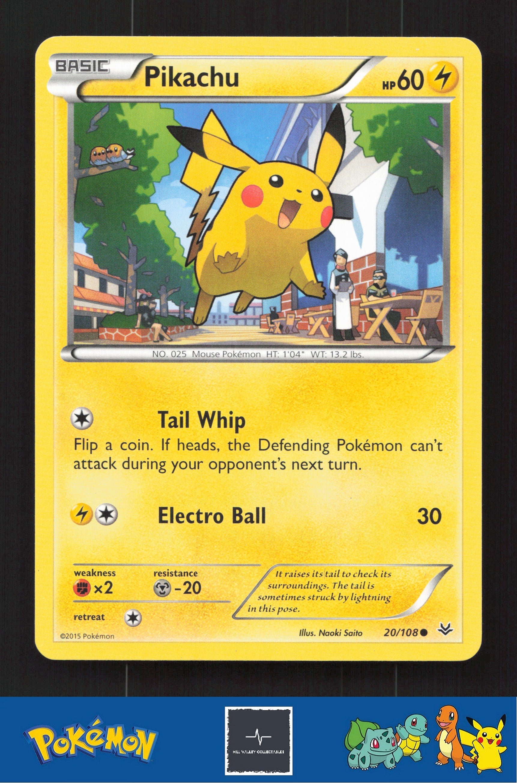 2015 Pokemon XY Roaring Skies 20/108 Pikachu