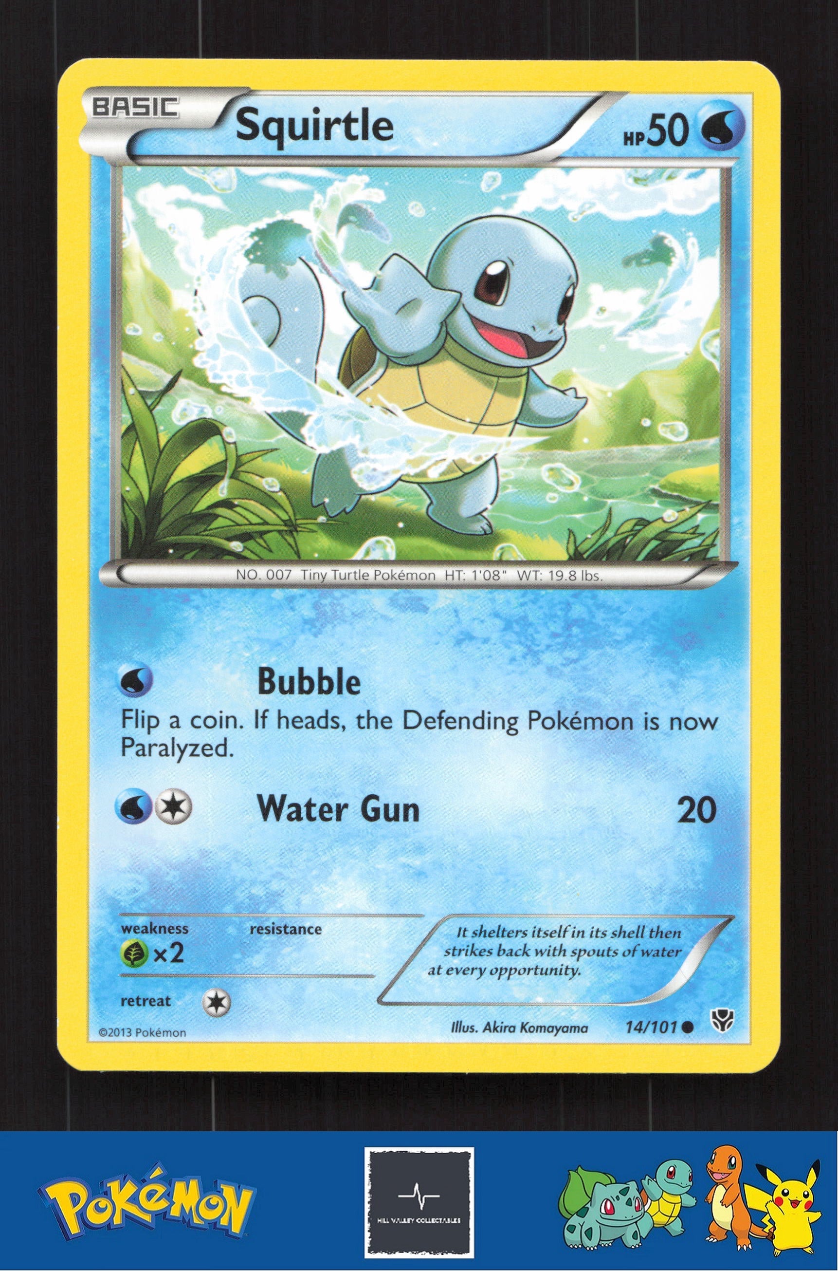 2013 Pokemon BW Plasma Blast 14/101 Squirtle