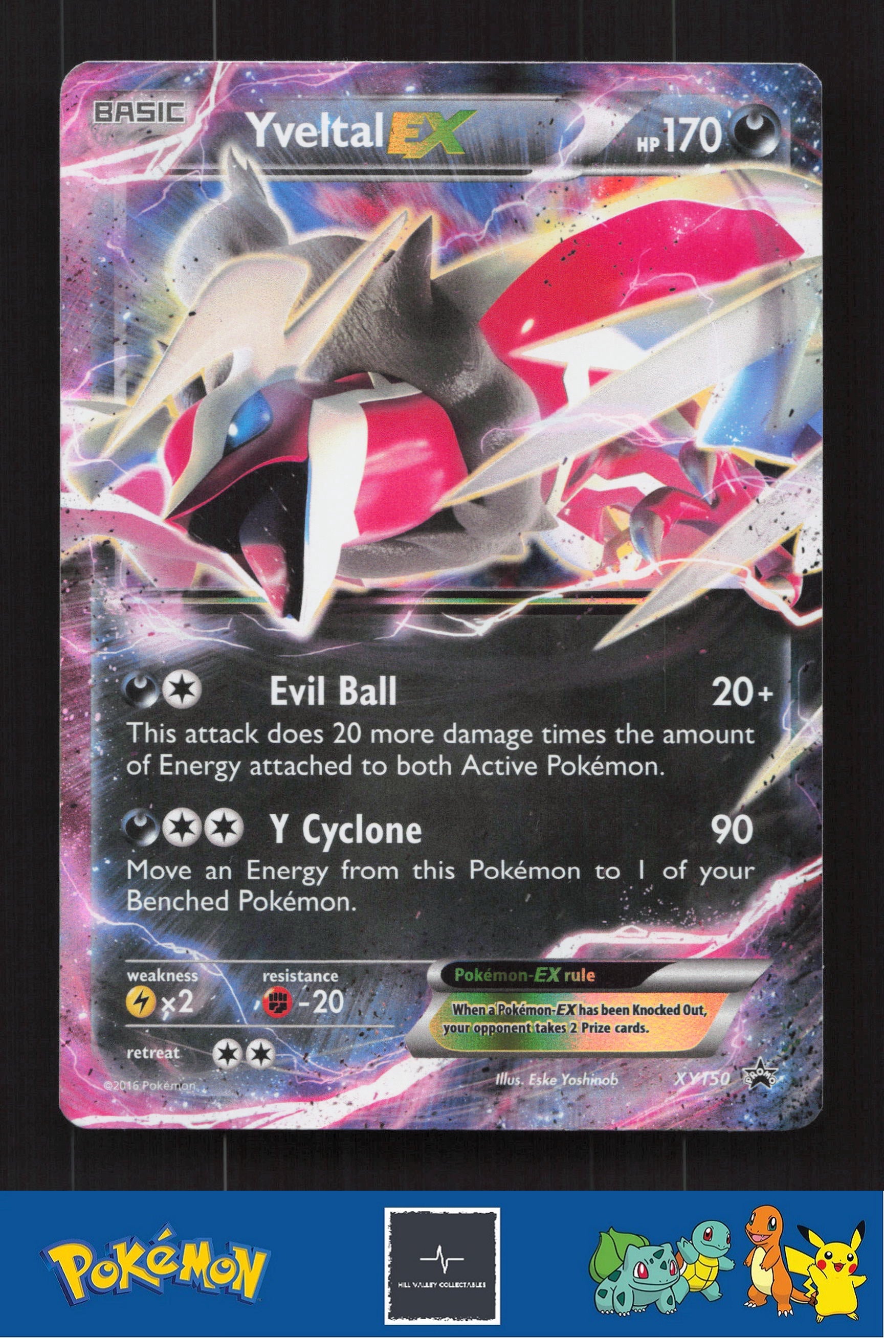 2016 Pokemon XY Promo XY150 Yveltal EX