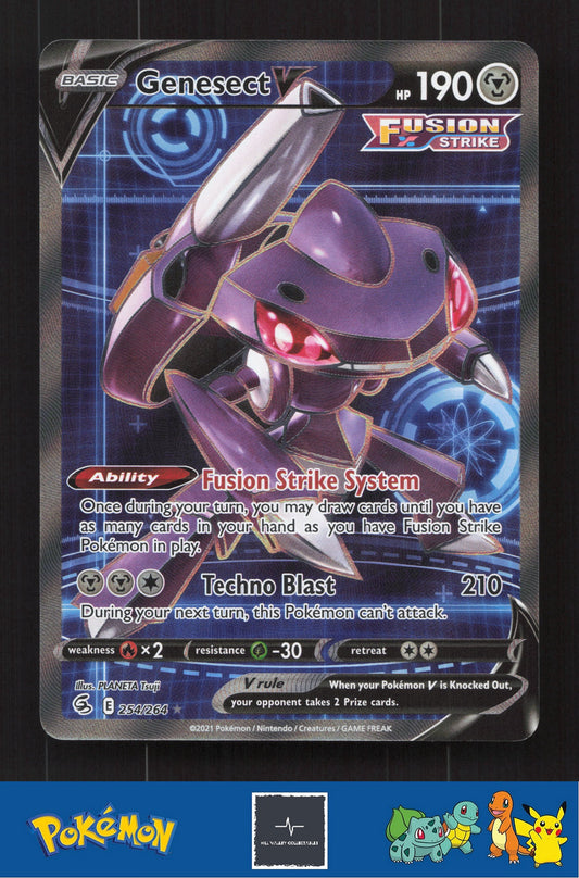 2021 Pokemon SWSH Fusion Strike 254/264 Genesect V